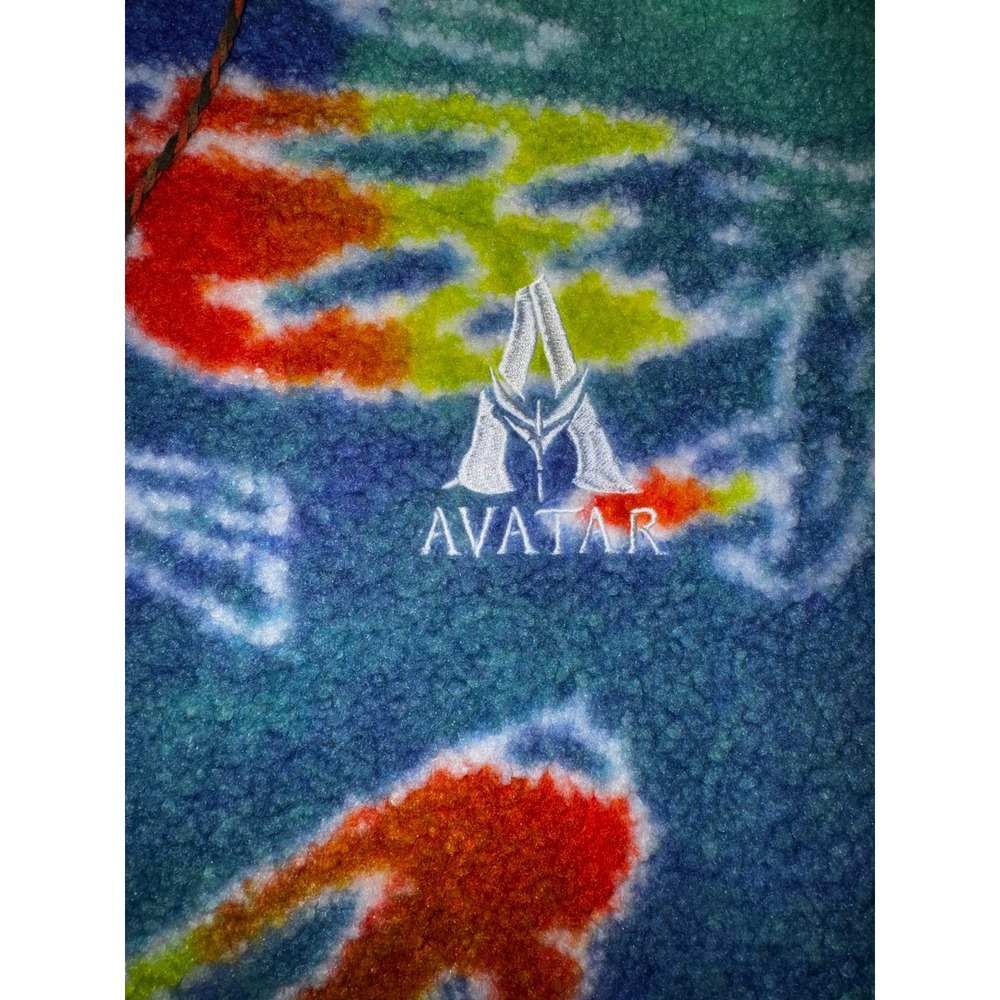 Avatar Way of Water Fleece Hoodie Large Multi-Color Excellent Banshee Print - Picture 9 of 13